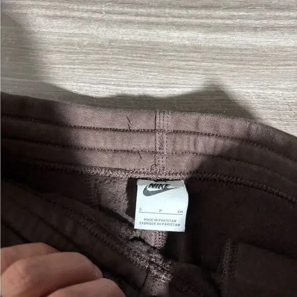 Men’s Brown Nike Joggers Sweat Pants Size Small Y2K Skater Gym Training - Picture 4 of 5